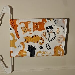 Colorful Cat Print Hand Towel